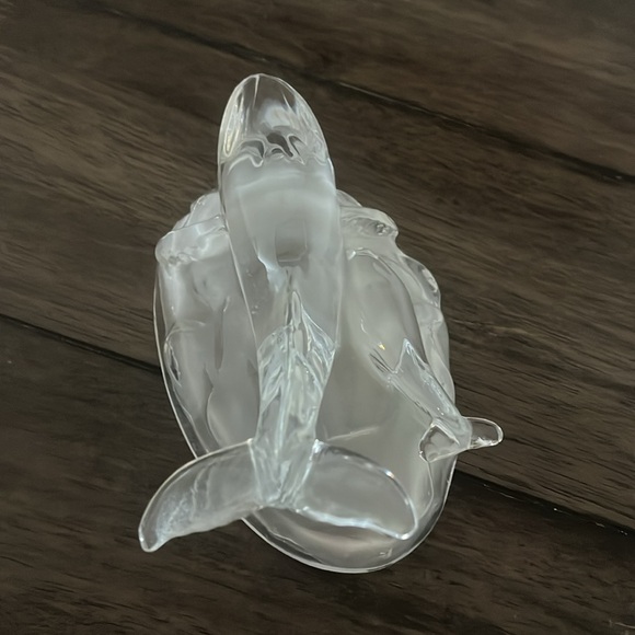 Cristal D'Arques Whale And Calf Lead Crystal Figurine - Picture 3 of 7